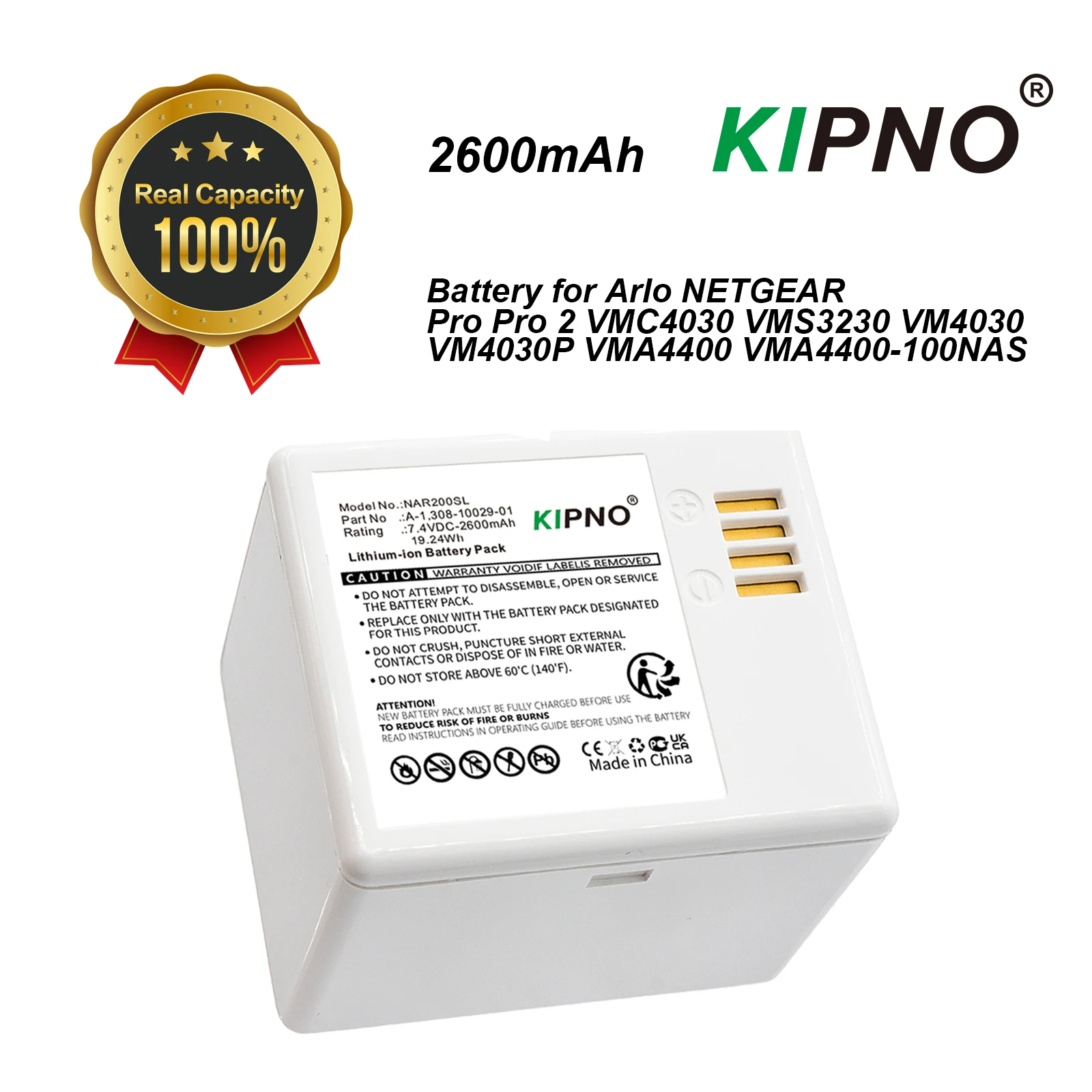 KIPNO เปลี่ยนแบตเตอรี่ A-1 สํา - Home Security Battery Replacement บทวิจารณ์และราคา
