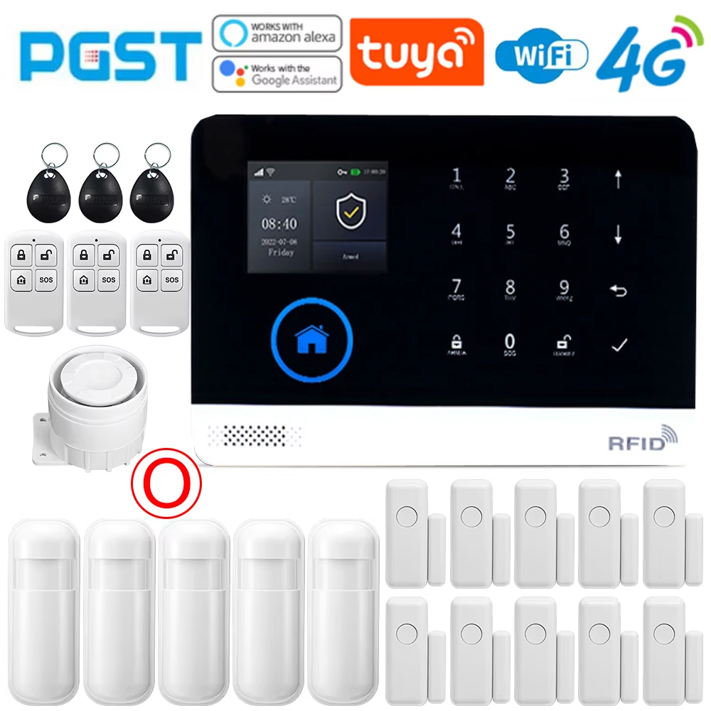 ระบบสัญญาณกันขโมยภายในบ้าน PGS - Sim Gsm Alarm บทวิจารณ์และราคา