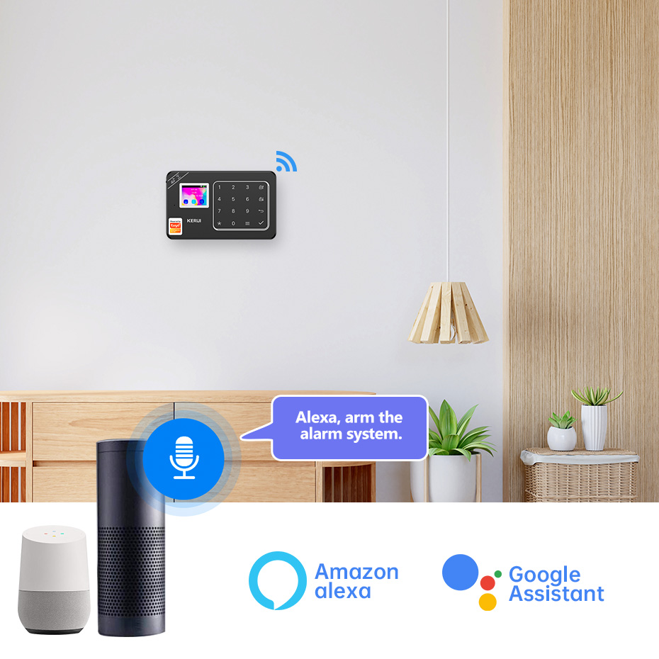 ระบบเตือนภัย KERUI GSM 4G WiFi - Sim Gsm Alarm บทวิจารณ์และราคา